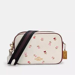 Coach Jes Crossbody With Heart Floral Print